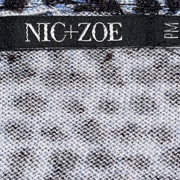 NIC+ZOE 100% COTTON Cardigan Sz. Medium Petite - Picture 4 of 15